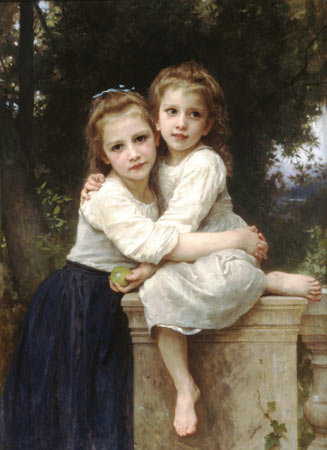 William-Adolphe_Bouguereau_(1825-1905). Две сестры (1901)